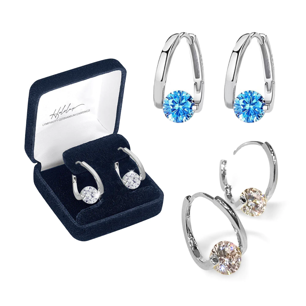 (⏰ Final 3 Hours Only – 70% OFF! 🔥)DIYSTAR Histone Lymphvity MagneTherapy Germanium Earrings 🔥